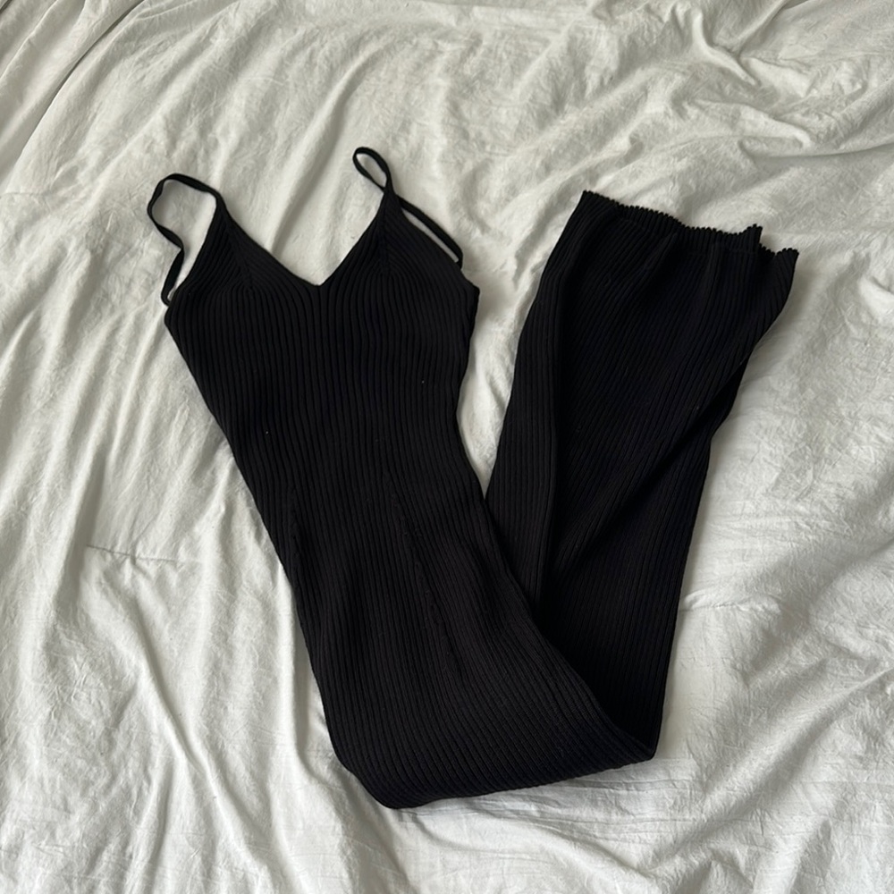 Simple shein black dress